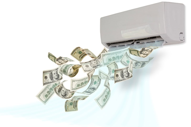 Summer Savings Tips for AC. Money out of a vent.